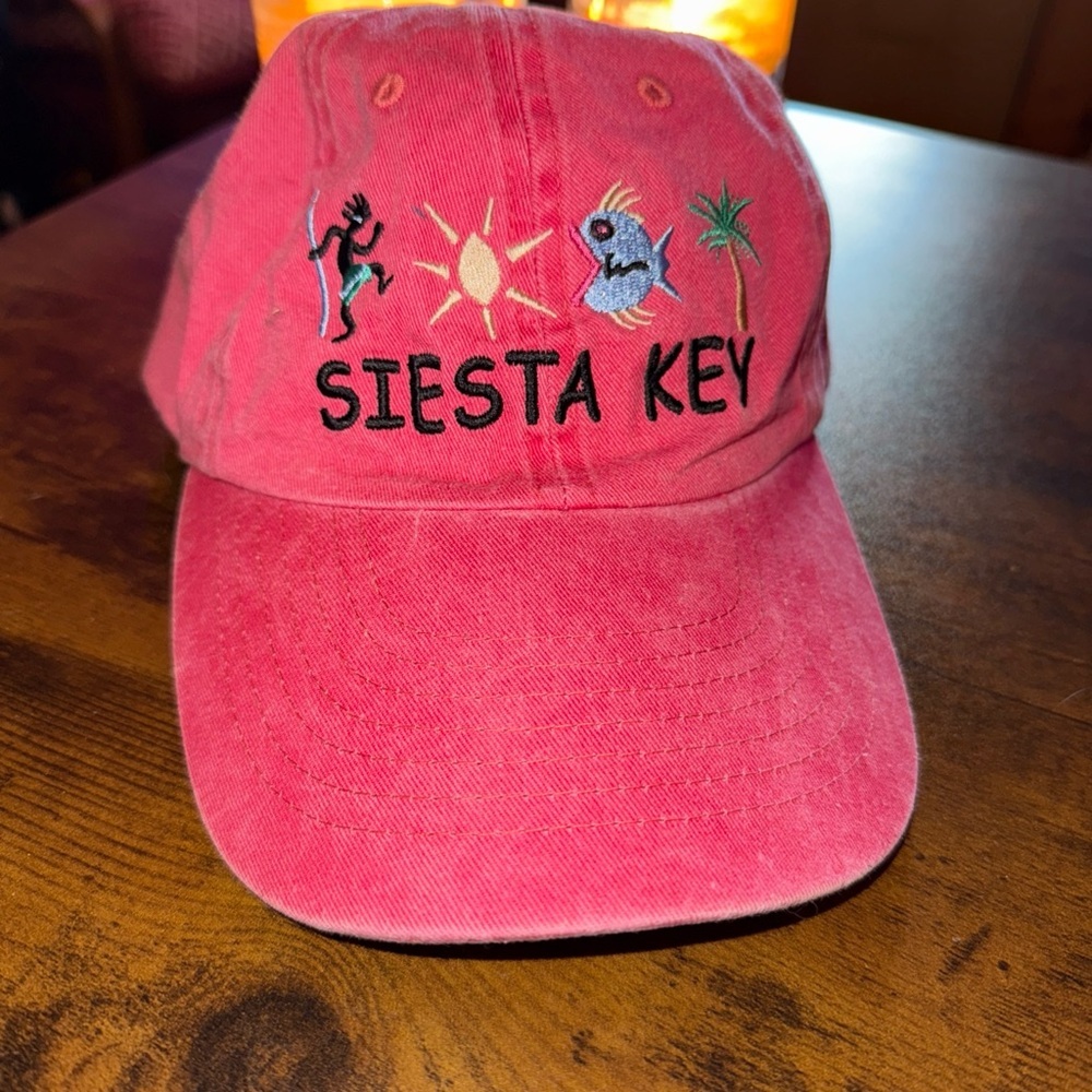 Siesta Key Pink Cap. (TW 1)